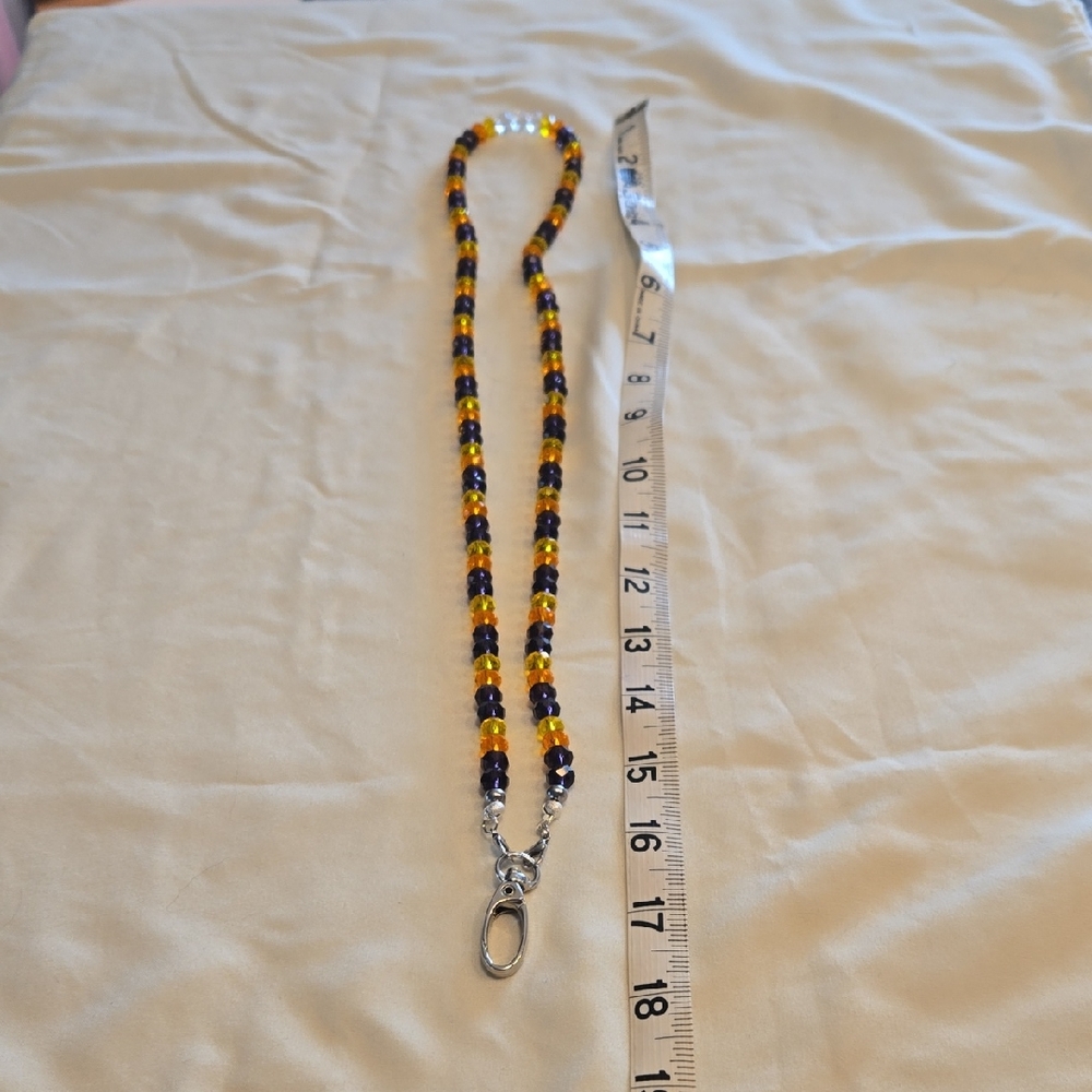 Beaded Lanyard with Clasp